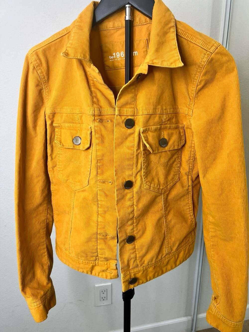 Gap 1969 Women's Mustard Yellow Corduroy Jacket